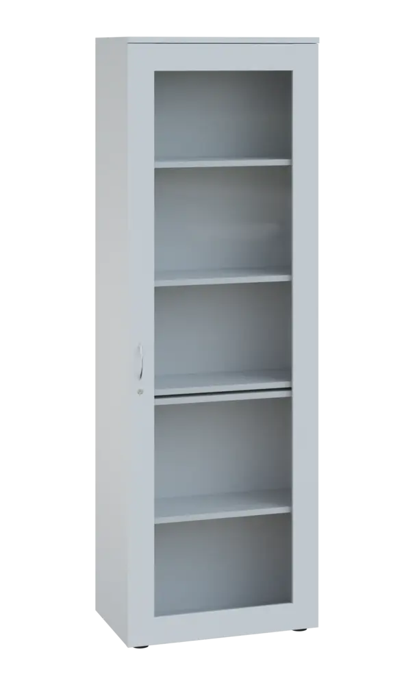 LE - 61 skříň léková prosklená, pravá, bílá